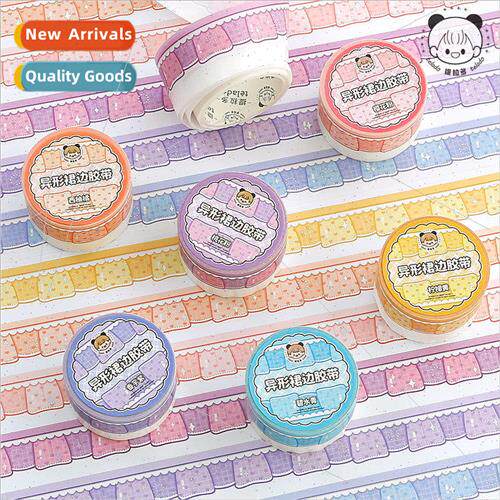 Shaped skirt tape small fresh cartoon simple diy handbook hu