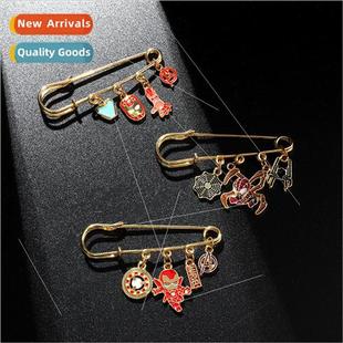 Brooch Spider Pin Movie Metal Avengers Iron Marvel Man