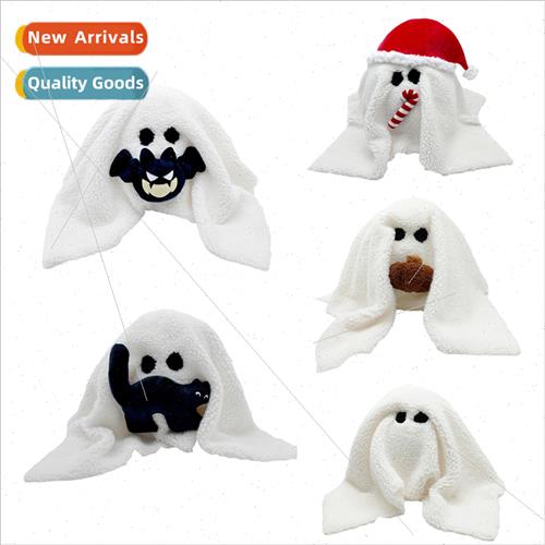 New Gus the Ghost with Pumpkin Pillow Plush Toy Plush Dolls
