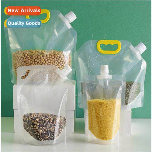 Household food grains and cereals storage bag transparent su