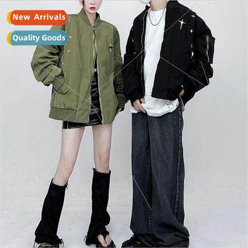 American retro set aviator jacket baseball jacket men and wo