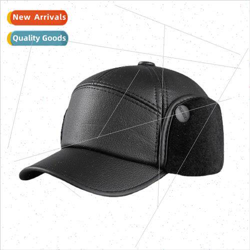 Middle-aged and elderly hat mens winter ear protection duck