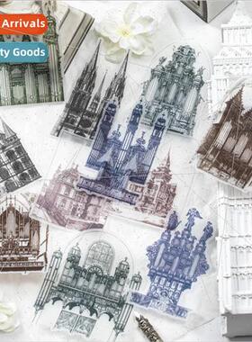Beautiful day material paper Medieval castle series Retro sk