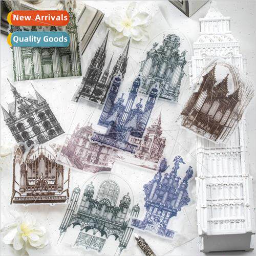 Beautiful day material paper Medieval castle series Retro sk