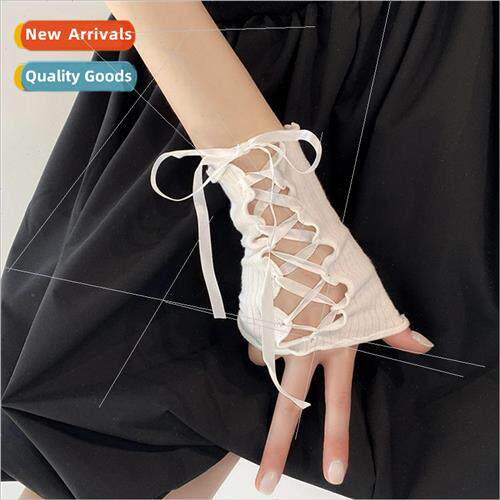 y2k cuffs straps special steam girl group gloves ins wind ha