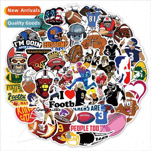 50 Rugby Graffiti Stickers Personalized Sports Scooter Car g