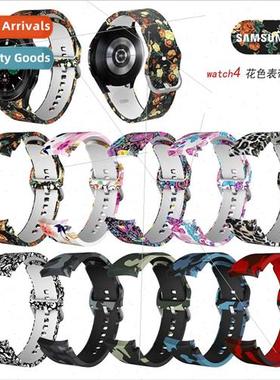 适用 samsung galaxy watch 6/5/4 printed silicone strap offic