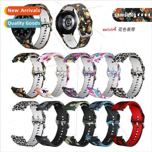 适用 samsung galaxy watch 6/5/4 printed silicone strap offic