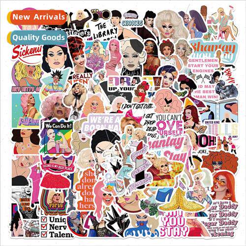 100 Program RuPaul Drag Queen Show Stickers ggage Laptop Wat