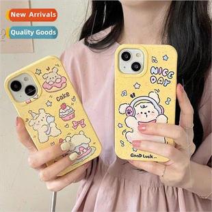 Cartoon Dessert Puppy Apple 14 Promax 适用 IPhone 13 PRO Cas