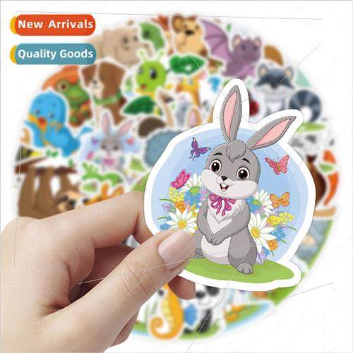 50 cartoon animal graffiti cute painted elephant stickers de