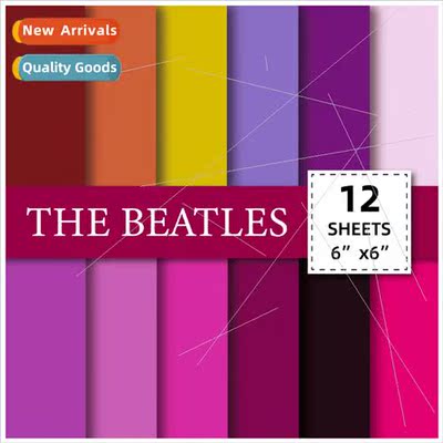 12pcs/pack purple solid color background paper ins  salt han