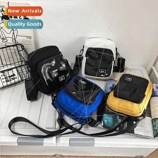 new mens small casual fashion 2022 bag shoulder pvc Canvas