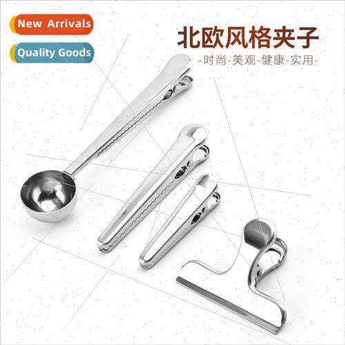 Scandinavian  stainless steel clips ticket clips gold color