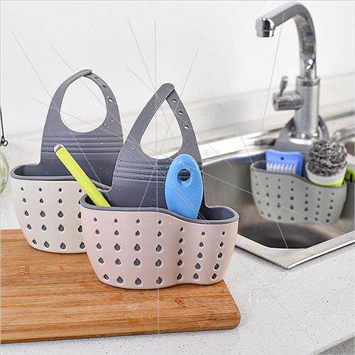 Adjustable Snap-on nk Drainer Hanging Bag Kitchen Storage Ra