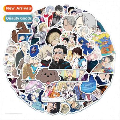 on ICE Yuri on Ice Skateboarding ipad decorative stickers