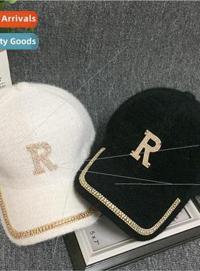 Lambswool octagonal cap female winter warm beret Korean stud