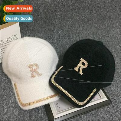 Lambswool octagonal cap female winter warm beret Korean stud