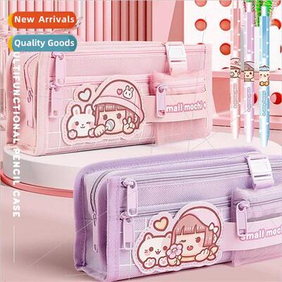 Small spuds pen bag large capacity girls pen bag new popular