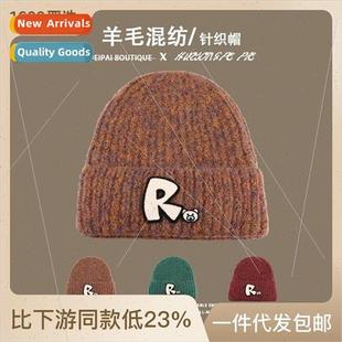 wool show fall wildly Korean cap warm winter and womens Hat