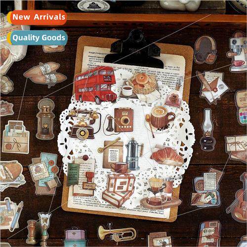 PET sticker pack Time Crush Series Retro Bread Musical Instr