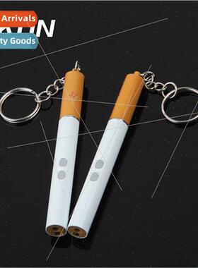 mulation cigarette creative LED laser mini flashlight keycha