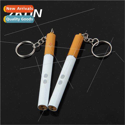 mulation cigarette creative LED laser mini flashlight keycha