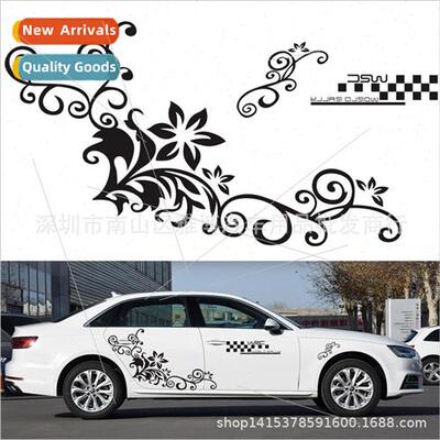 D-71 car decal stickers butterfly flower cover scratches ful