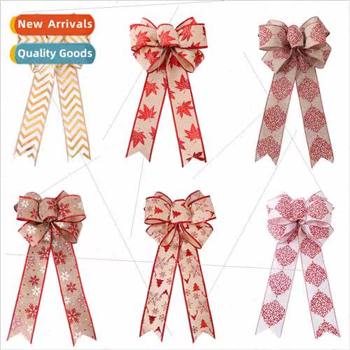2023 New Bow American Bow Ornaments Indoor Christmas Tree Ha