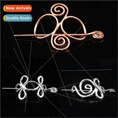 mple metal hairpin ethnic  creative Celtic knot hairpin hair