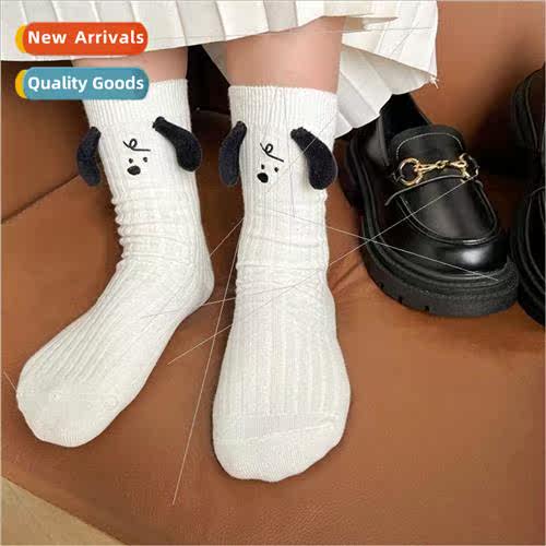 Three-dimensional doll socks female fall and winter cartoon