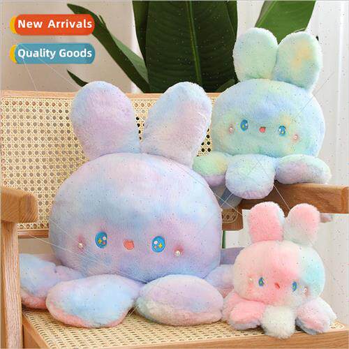 Double-sided octopus rabbit doll plush toys cute rabbit flip