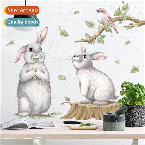 2021 New Fashion PVC Wall Stickers Two Rabbits ZDB-2251