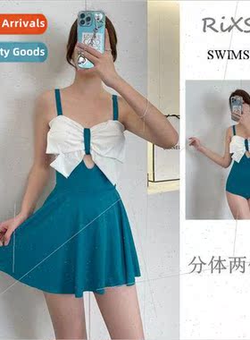 2022 new swimsuit female one-piece conservative belly-shadin