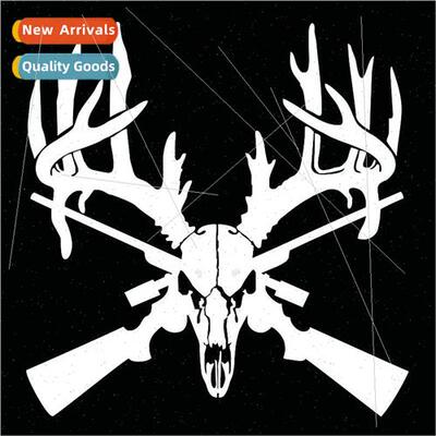 Car Stickers Outlet Stickers Carving Reflective Deer Head Hu