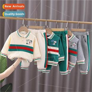 new boys long clothing sleev shirt fall polo Childrens lapel