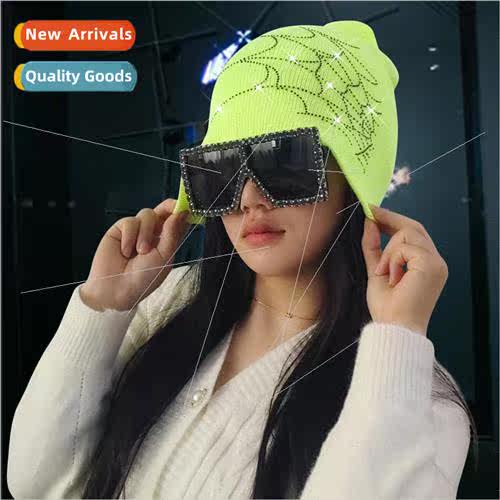 Fashion Korean cold cap wool spider web knitting warm cotton