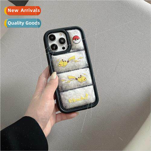 适用 iPhone15 pro max cartoon Pikachu phone case Apple 14/13