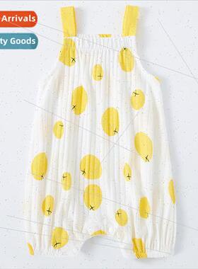 Baby sling wrap toddler sleeveless onesie summer dress femal