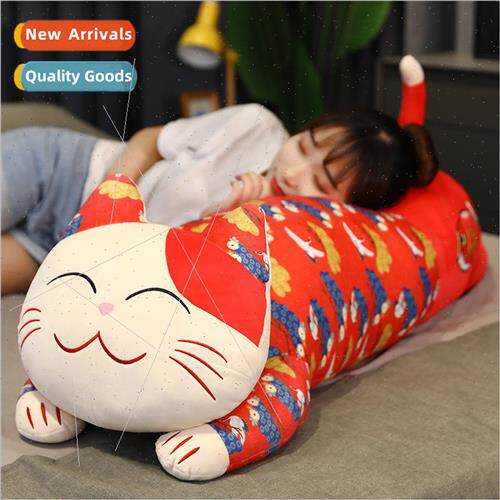 Cartoon 适用tune cat bolster pillow plush toys 适用 girls sl