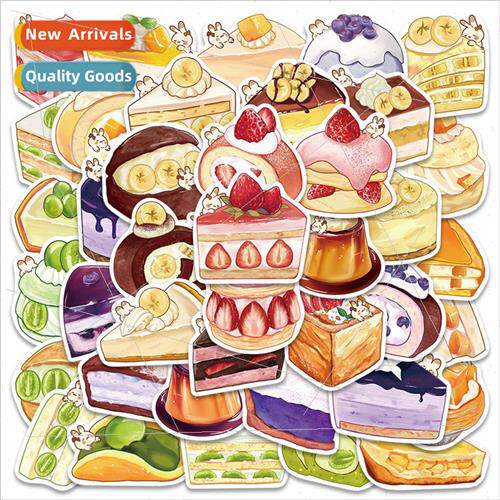 40 not repeated cartoon painting  dessert stickers suitcase