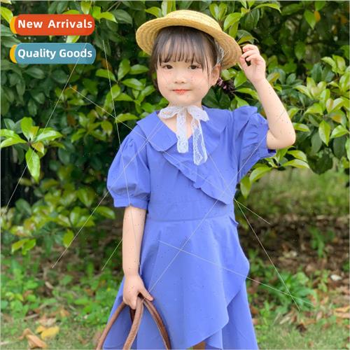 girls dress 2022 summer children Korean skirt little girl sh