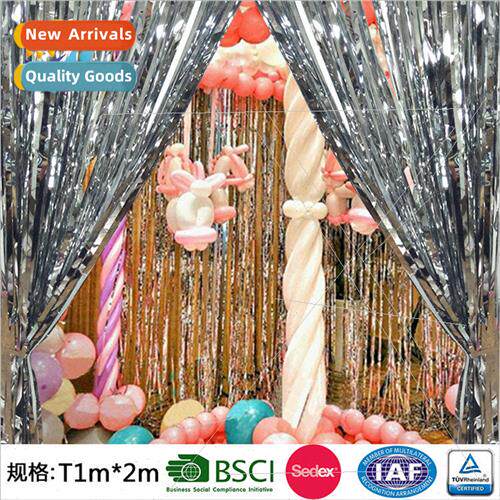 Christmas pull flower rain curtain 2 meters birthday decorat