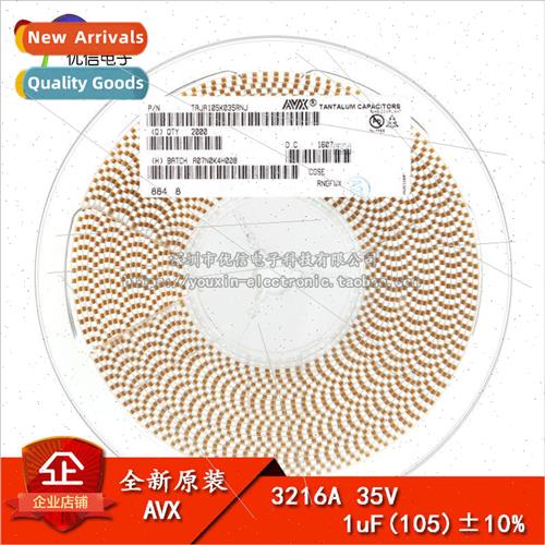 al  SMT tantalum capacitor 3216A 35V 1UF ±10% TAJA105K035RN