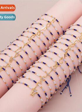 Personalized new wave ethnic minimalist wind color collision