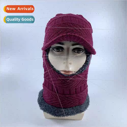 Winter warm knitted hat fashionable com适用table wool cap po