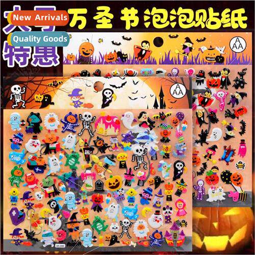 Halloween stickers children pumpkin three-dimensional bubble