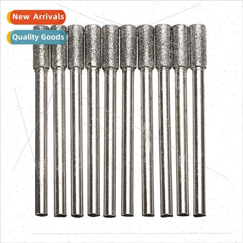 10PCS 4mm Diamond Coated Cylindrical FileChain Saw Sharpenin