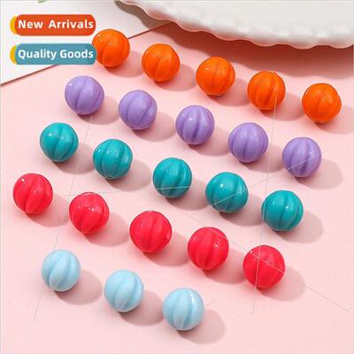 Cute solid color mini pumpkin beads Japanese retro spacer be