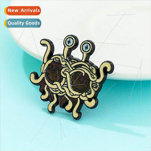 New Spaghetti Styling Flight Spaghetti Monster Brooch Costum
